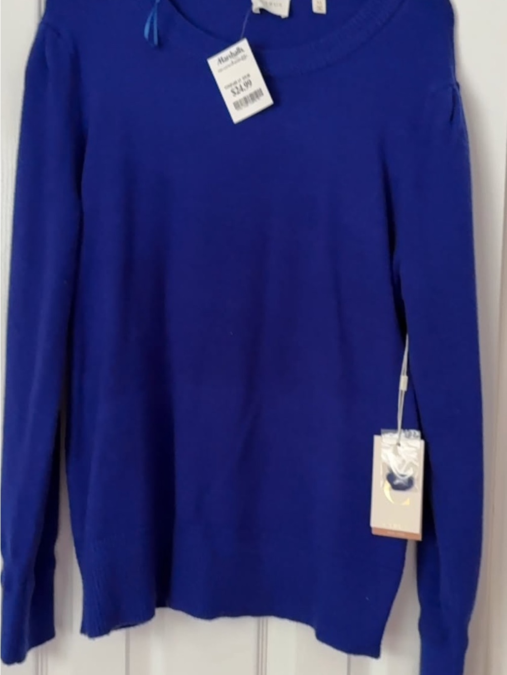 Cyrus Royal Blue Crewneck Sweater